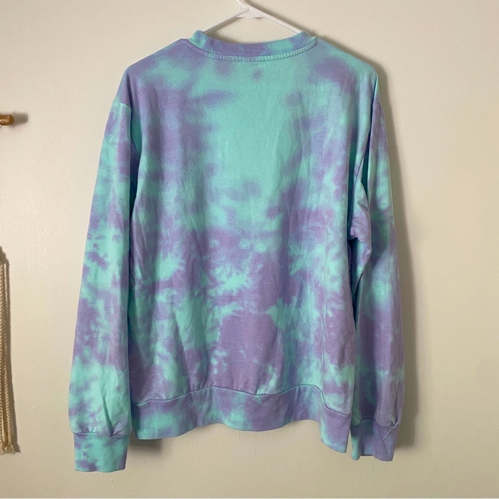 MAD Engine x The Simpsons Bart Pastel Tie-Dye Crewneck Sweatshirt M 90’s Sweater - Picture 4 of 6